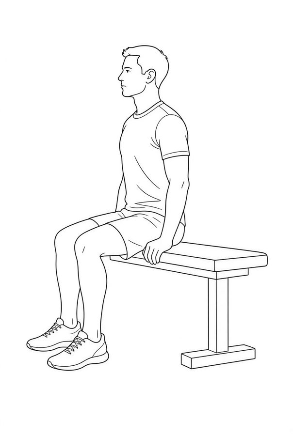 Posture plate: Supine Legs on Shoulders. Instructional line-art side view in athletic clothing. Female figure shown alone.
