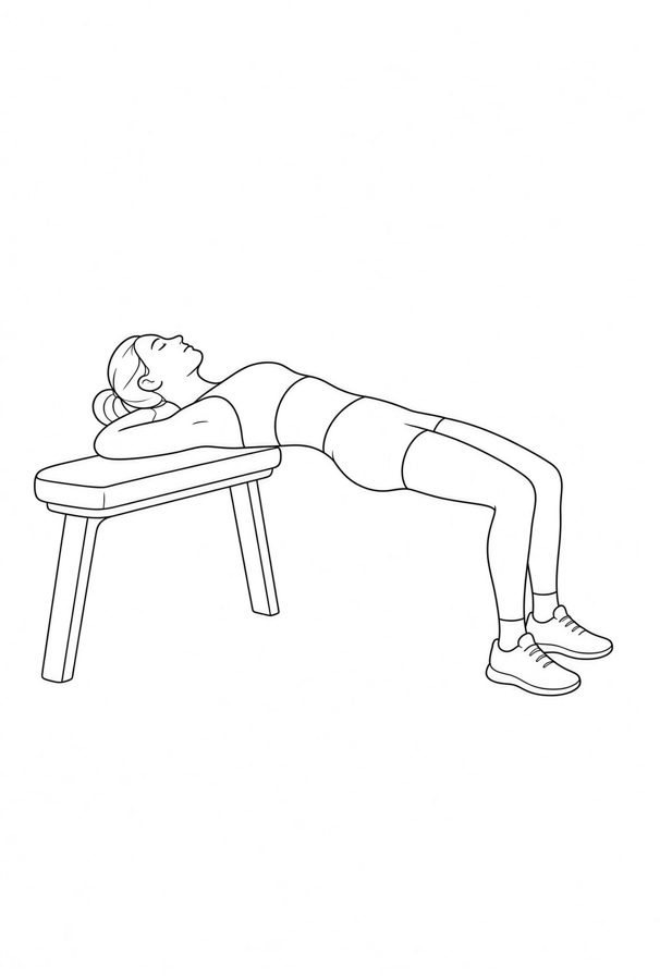 Posture plate: Standing Lift, Wall-Supported. Instructional line-art side view in athletic clothing. Female figure shown alone.