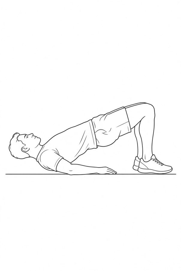 Posture plate: Kneeling Deep Sit-Back. Instructional line-art side view in athletic clothing. Female figure shown alone.